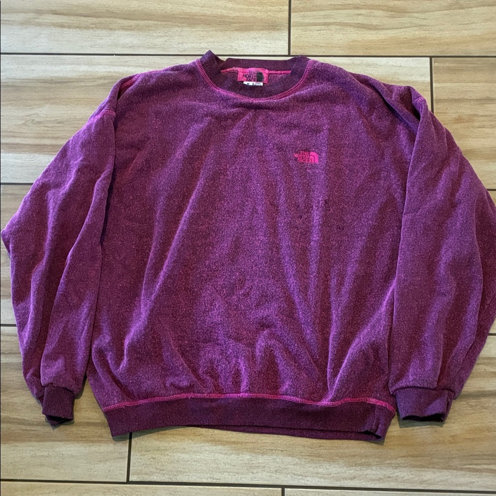 The North Face women’s Purple Crewneck Sweater med